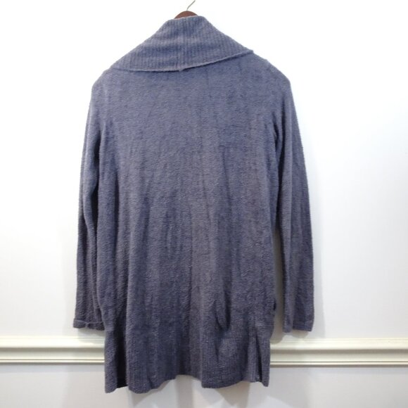 Barefoot Dreams Cozychic Lite Circle Cardigan Open Front Sweater Gray Size M - Picture 6 of 6